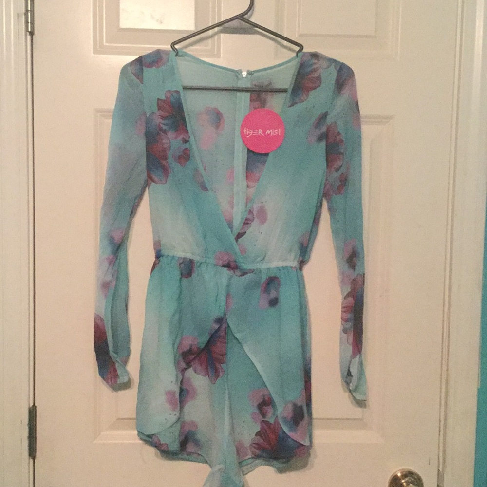 NWT Watercolor romper